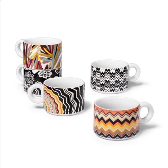 Missoni x Target Stoneware stacking mug set - Picture 3 of 5